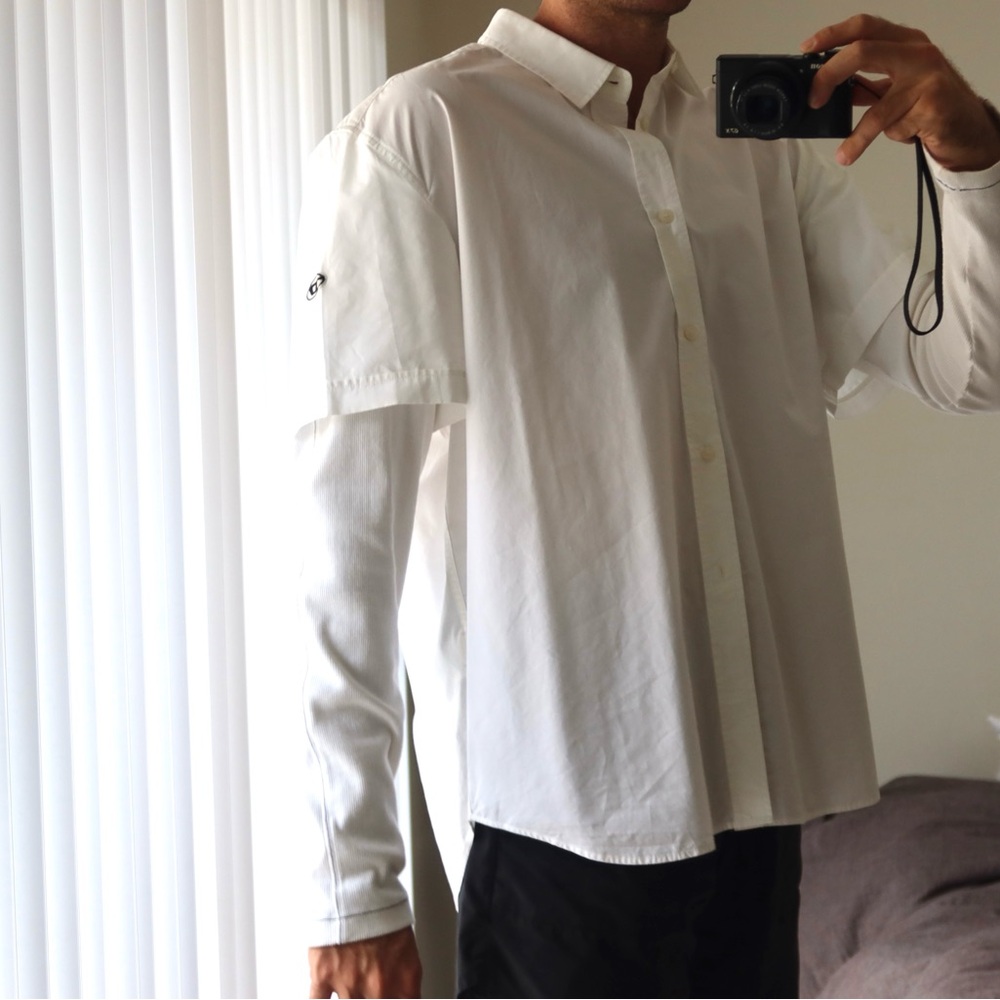 Diesel White Dress Shirt Crisp Cotton Formal